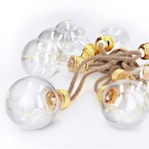 Vánoční světlo LED dekorativní žárovky 180cm