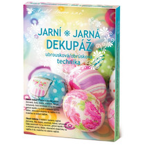 Velikonoční sada k dekorovaní vajíček jarní dekupáž