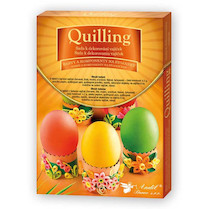 Velikonoční sada k dekorovaní vajíček - Quilling