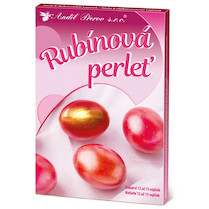 Velikonoční sada k dekorovaní vajíček rubínová perleť