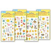 Velikonoční samolepky gelové na vajíčka 839