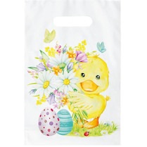 Velikonoční taška PE s průhmatem kačenka 20x30x8cm 1ks