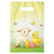 Velikonoční taška PE s průhmatem Ovečka 20x30x8cm 1ks