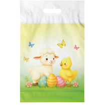 Velikonoční taška PE s průhmatem Ovečka 29x46x8cm 1ks