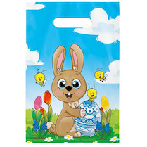 Velikonoční taška PE s průhmatem zajíček 20x30x8cm 1ks