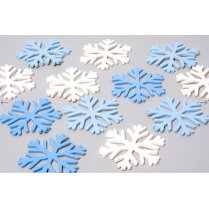 Vločka malá nelepicí 25ks 82mm mix