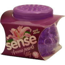 Voňavé perly na osvěžení vzduchu Sense lilie 100g