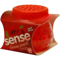 Voňavé perly na osvěžení vzduchu Sense růže 100g