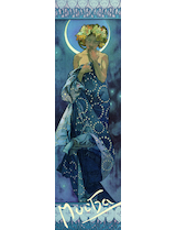 Záložka Alfons Mucha Luna