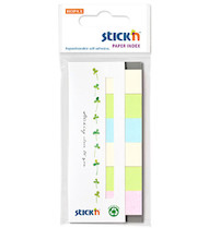 Záložky samolepicí papírové 45x15mm přírodní