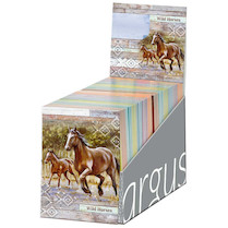 Zápisník trhací Wild Horses 9x12 cm