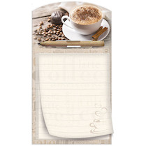Zápisník trhací s magnetem Cappuccino