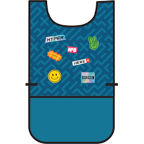 Zástěra na výtvarnou výchovu Pončo Oxy Go Stickers