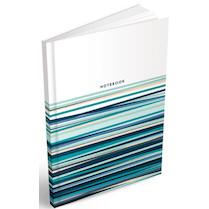 Záznamní kniha A5 linka Vodorovné pruhy