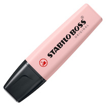 Zvýrazňovač Stabilo Boss Originál pudrově růžová