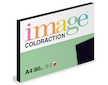Barevný papír Image Coloraction A4 80g intenzivní černá 100 ks