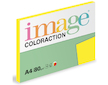 Barevný papír Image Coloraction A4 80g reflexní žlutá 100 ks