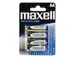 Baterie alkalické Maxell LR06-AA 4ks