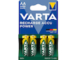 Baterie Varta nabíjecí přednabité AA(1,2V) 2500mAh Power 4ks