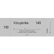 Bločková vstupenka 1- 200