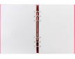 Blok FILOFAX Clipbook A5 Saffiano fluoro růžový