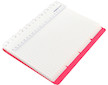 Blok FILOFAX Notebook A5 Saffiano fluoro růžový