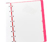 Blok FILOFAX Notebook A5 Saffiano fluoro růžový