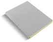 Blok FILOFAX Notebook A5 Saffiano fluoro šedožlutý