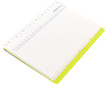 Blok FILOFAX Notebook A5 Saffiano fluoro šedožlutý