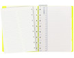 Blok FILOFAX Notebook A5 Saffiano fluoro šedožlutý