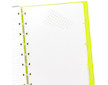 Blok FILOFAX Notebook A5 Saffiano fluoro šedožlutý