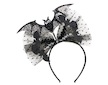 Čelenka Halloween netopýr s mašlí