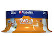 DVD-R Verbatim 4,7GB 16x printable cake box 25ks