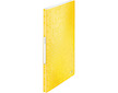 Katalogová kniha Leitz WOW 40 kapes žlutá