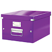 Krabice archivační CLICK-N-STORE A4 fialová