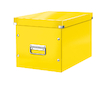 Krabice archivační CLICK-N-STORE čtvercová A4 žlutá