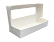 Krabice odnosové s okénkem Ideal 13x33x6cm bílá lepenka 50ks