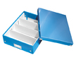 Krabice organizační CLICK-N-STORE A4 modrá