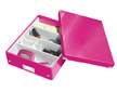 Krabice organizační CLICK-N-STORE A4 růžová