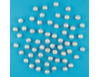 Kuličky dekorační Pom Pom stříbrné 1,5 cm 60ks