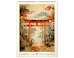 Nástěnný kalendář Vintage plakáty japonské umění 33x46cm