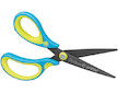 Nůžky Griffix teflon 15 cm levák modré
