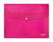 Obálka plastová s drukem prostorová Opaline A4 růžové