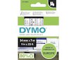 Páska DYMO polyester D1 24mm x 7m, černá na čiré