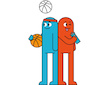 Popisovač Frixion přepisovatelný Ball 0,7 Friends Sport oranžová