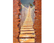 Samolepicí dekorace na stěnu PVC most 50x70 cm