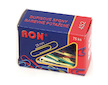 Spony dopisní RON 28mm barevné 75ks