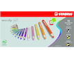 Stabilo woody 3in1 pastelky 18ks + ořezávátko