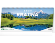 Stolní kalendář Krajina 14denní 33x14,5cm