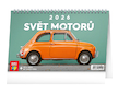 Stolní kalendář Svět motorů  23,1×14,5cm